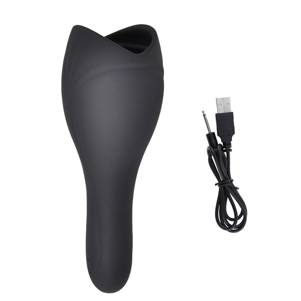 Automatic Tongue Licking Vibrator Powerful Vibrating Glans stimulation Climax Delay Stamina Trainer Orgasm  Adult Toys for Men