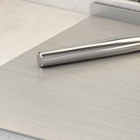 Stainless Steel Cutting Board Heavy Duty Large Chopping Board Dishwasher Safe Kitchen Tools for Meat Vegetables Baking