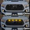 4x 6LED Grille Light Wiring Harness Kit Smoked Amber For Toyota Tacoma TRD Off Road Sport Models Front Grill 2020 2021 2022 2023