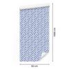 Wallpaper Geometric Pattern Blue, White and Azure 50x1000