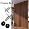 360 Degree Rotation Pivot Hinge Set Adjustable Heavy Duty Anti-Rust for Commercial Space Glass Screen Partition Use