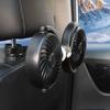 Portable ABS Vehicle USB Powered Fan with Double Head and Adjustable Speed for Long Road Trips Summer Efficient Cooling