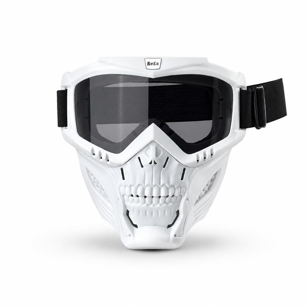Verstellbare atmungsaktive Motocross-Maske Wind-Staubdichte Helm-kompatible Brille für Wüsten-Skiing Radfahren Outdoor-Sportarten2