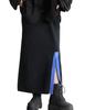 Antiqua Slit Knit One Size Black Women's Color-Coordinated Skirt, PN-00579, 05,