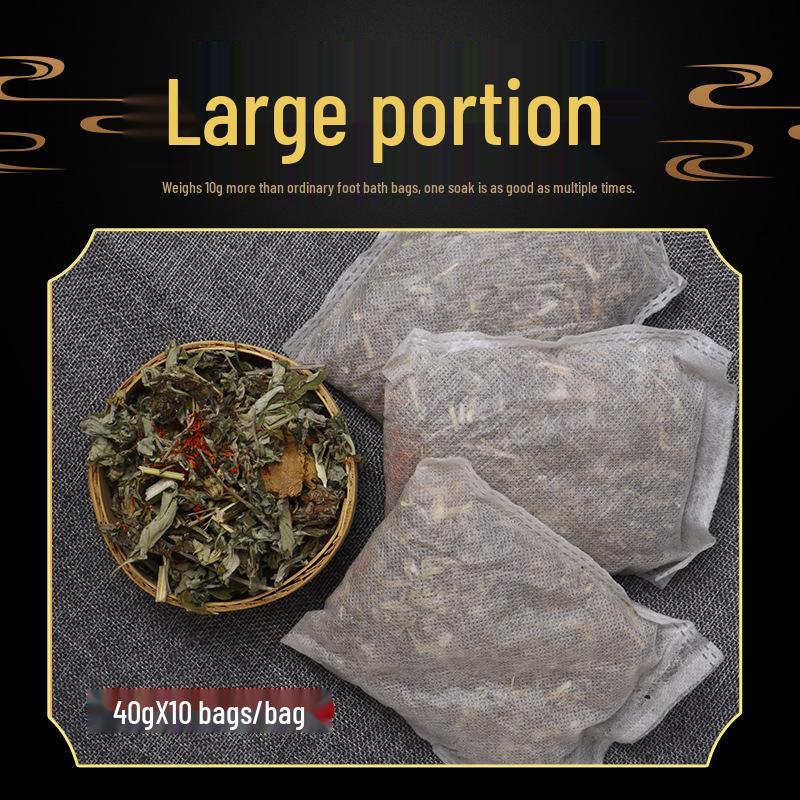 Spring Mugwort Herbal Foot Soak: Mugwort Bath Bag for Relaxation and Health