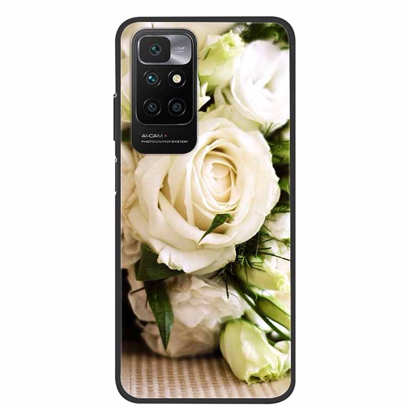 Für Xiaomi Redmi 10 Hülle Stoßfest Weiches Silikon TPU Rückabdeckung Für Xiaomi Redmi10 Handyhüllen Redmi 10 Prime 2022 Süße Cartoon