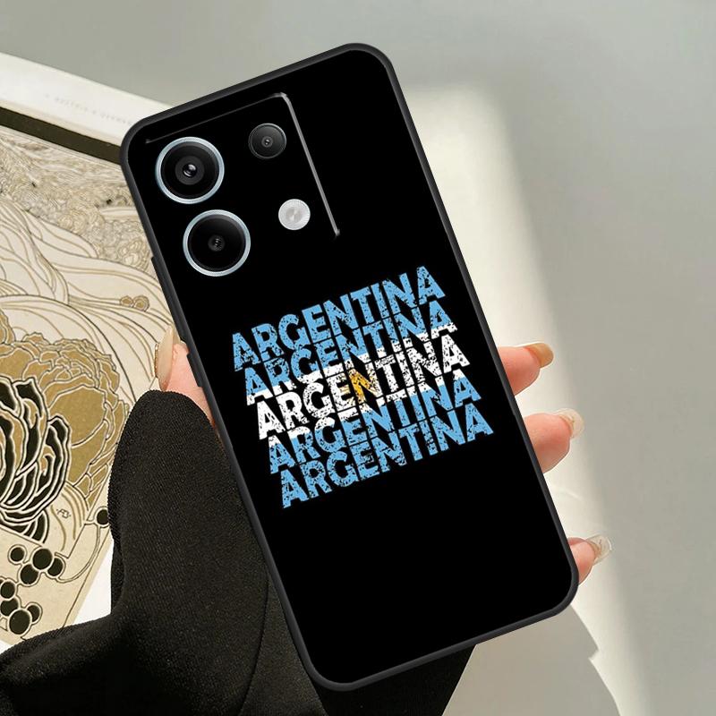 Argentina Flag Case For Xiaomi Redmi Note 14 12 11 9 10 13 Pro 9S 10S 11S 12S Redmi 14C 10C 12C 13C Cover