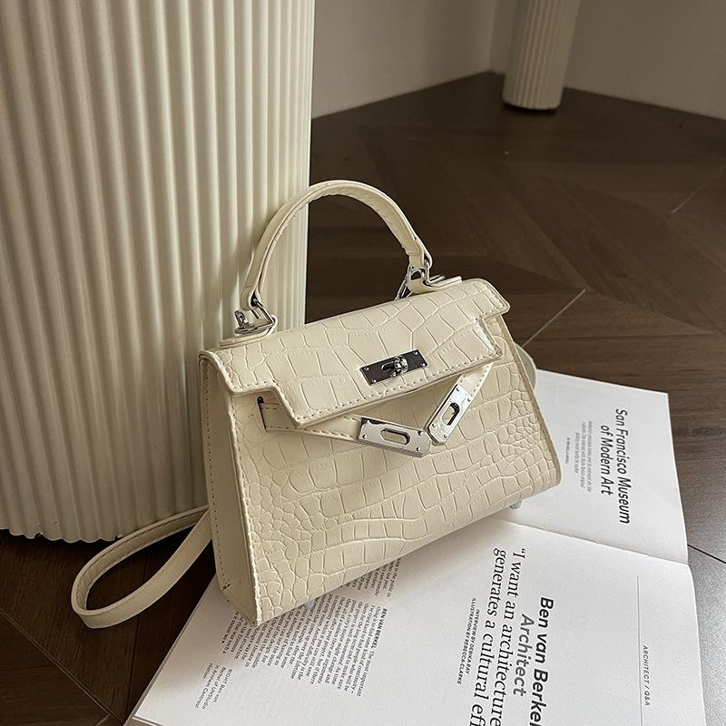 New fashion classic stone pattern small Kaibaoli portable shoulder oblique span trendy women's bag
