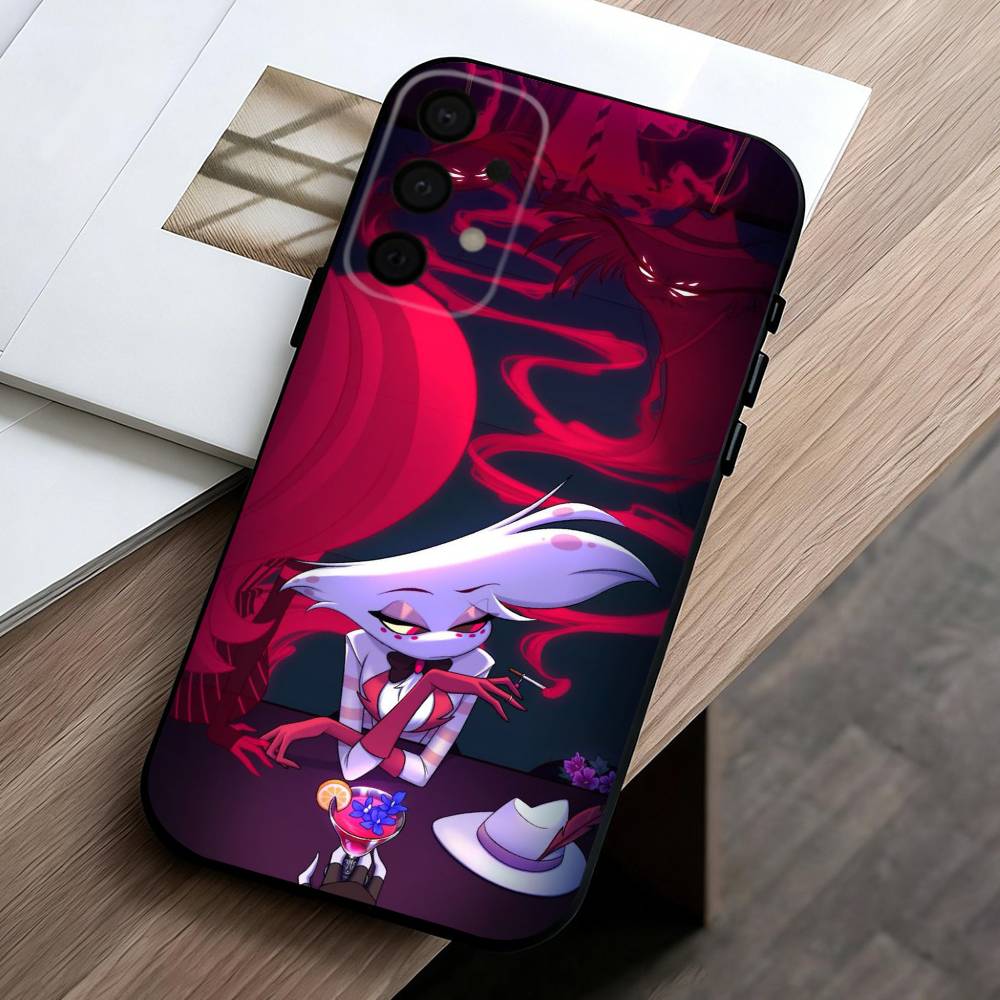 A-Angel D-DustS H-Hazbin H-Hotel   Phone Case For Samsung Galaxy A73,A72,A71,A70,A53,A52,A51,Soft Silicone Black Cover