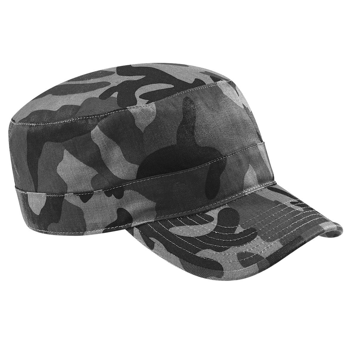 Beechfield Camouflage Legerpet/hoofddeksels One Size