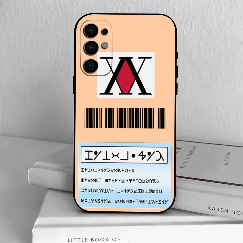 Custodia per Telefono HxH Hunter X License Silicone Nero Morbido Per Samsung S25,S24,S21,S22,S23,S30,Ultra,S20,Plus,Fe,Lite