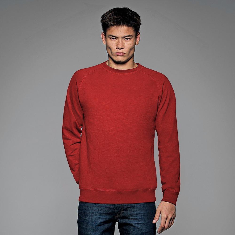 B&C Denim Mens Starlight Raglan Slub Sweatshirt