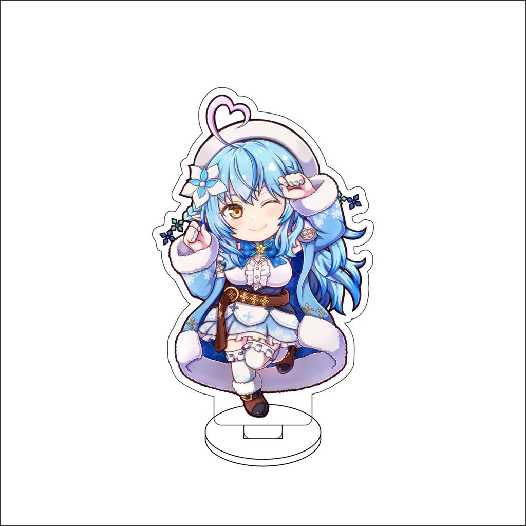 10CM Anime hololive Figure Stand Model Robocosan/Usada Pekora/Shirakami Fubuki Cute Desk Decor Standing Sign Gifts