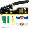 Multifunctional RJ45 Network Cable Crimper & Tester Set for Home Installation