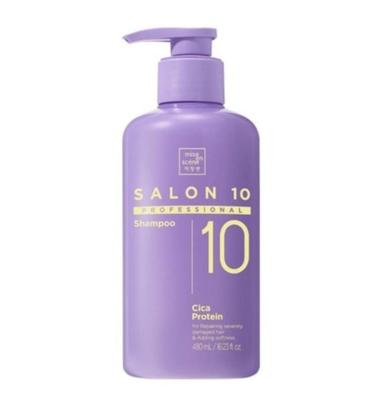 Salon 10 Professional Cica Protein Shampoo 480ml Damage Repair & Strengthening Shampoo