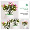 Mini Artificial Bonsai Plants Small Simulated Tree Pot Grass Fake Flowers Home Garden Office Table Room Decorative Ornaments