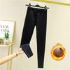 Women's High Waist Polar Fleece Heating Thermal Pants Autumn Winter Stretchy Slim-Fit Double-Sided Brushed Base Layer Leggings with Slimming Effect
