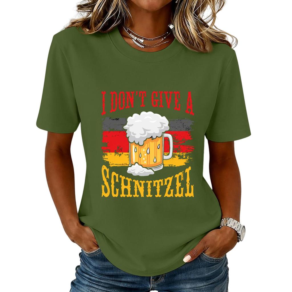 Fashion Casual Unisex Letter Print T-Shirt with Festival Graphic Design - Short Sleeve Round Neck Tee for Men and Women