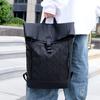 Schoolbag Backpack Men's Roll Top Outdoor Waterproof Computer Backpack Large Capacity College Student School Bag Work Commuter Travel