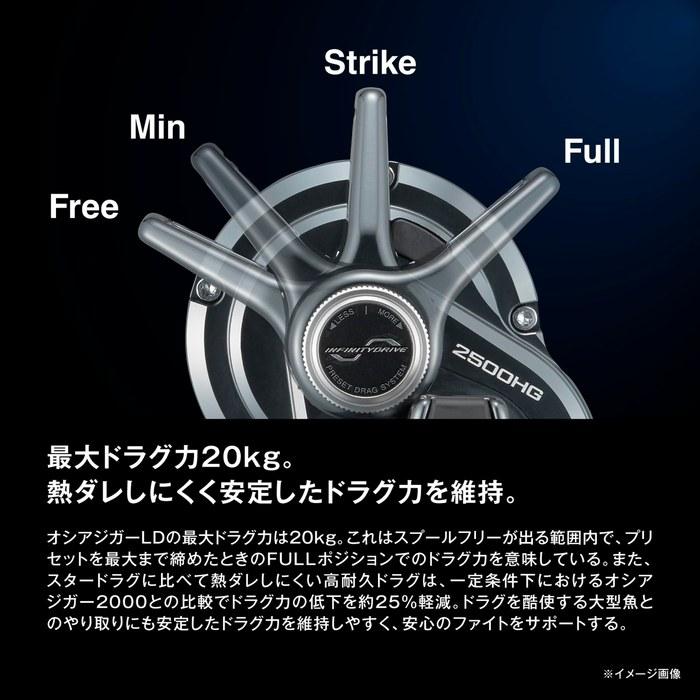 Shimano Ocean Jigger LD 2500MG Black