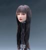 1/6 Scale Female Head Sculpt Beauty Girl Rooted Hair Head Carving 12 Inch Female PH TBL JO Action Figure Body Collection (Long Hair)