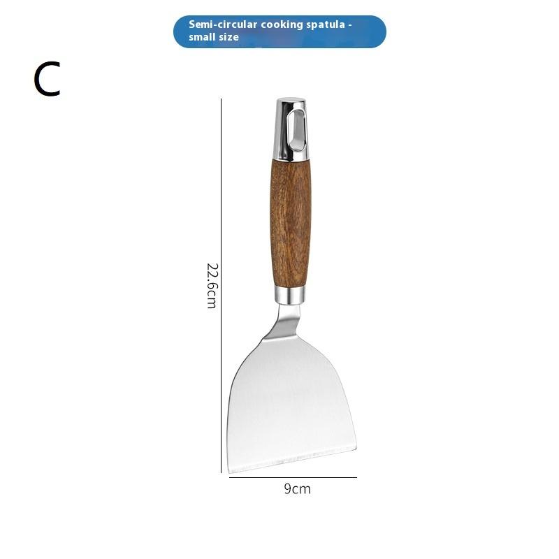 Stainless Steel Frying Shovel For Pizza Grill Hamburger Patty Molder Baking Omelette Shovel BBQ Tools Set Kitchenware Spatula