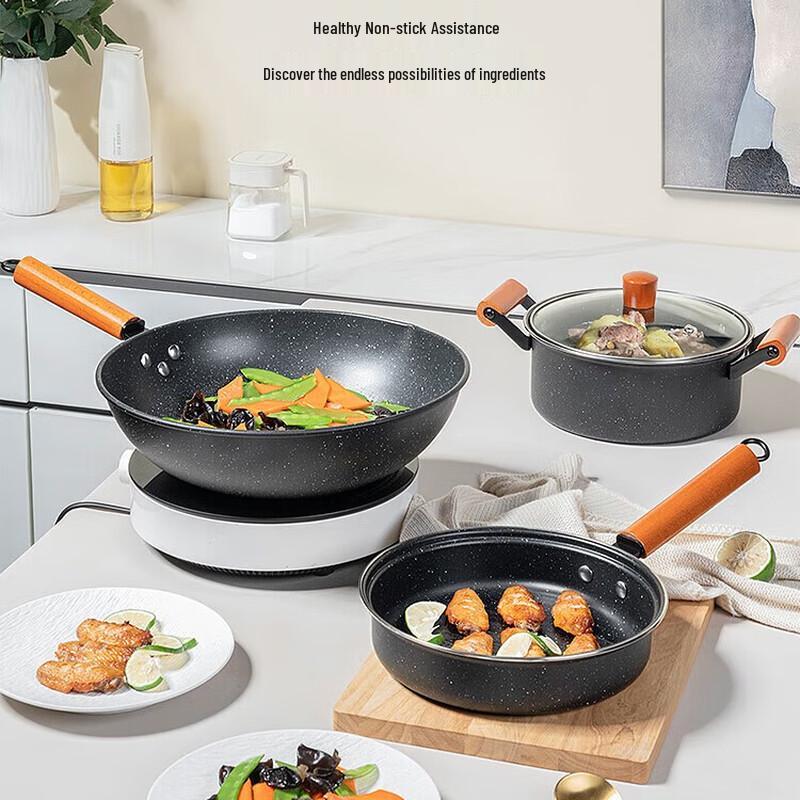 

Debo Rastburg Maifan Stone Nonstick 3-Piece Cookware Set
