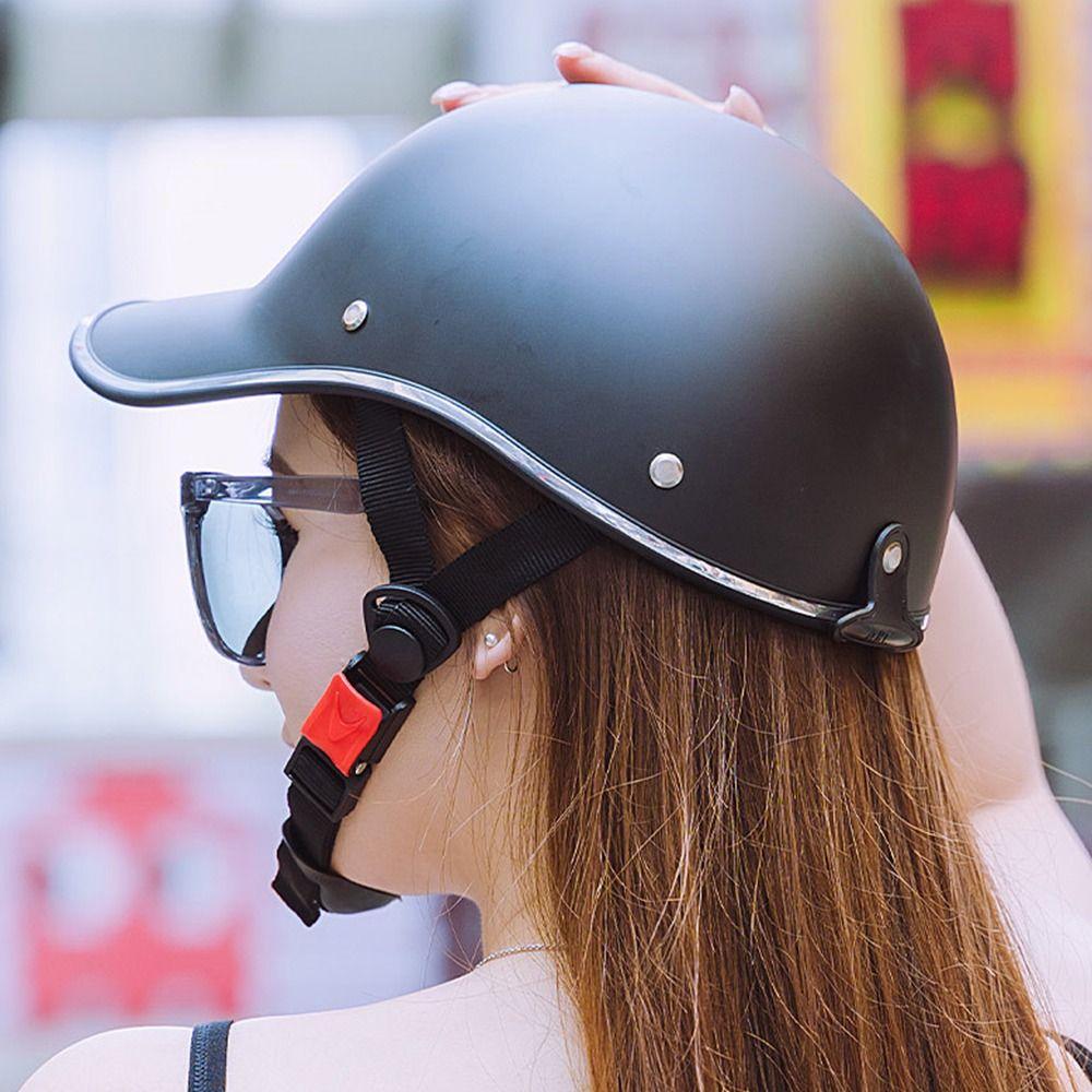 1 Stück mit verstellbarem Riemen Sicherheitshelm Universelle Baseballkappe Hut Elektrofahrradzubehör