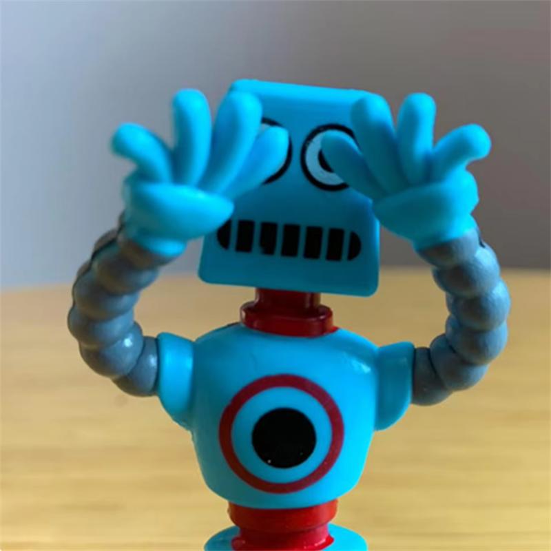 Flexible Bendable Figures Robot Toy Decompression Transfiguration Doll Desktop Decorations Versatile Toys With Various Shapes