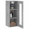 Vidaxl Wall Cabinet, Concrete Grey, 34.5X34X90 Cm