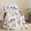 Dragonfly Throw Blanket Ultra Soft Cozy Lightweight Fuzzy Plush Flannel Fleece Blanket for Chair, Bed, Couch, Office & Travel