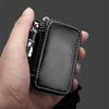 Eco-friendly Leather Keychain Pouch Zipper Closure Fashion Portable Key Wallet Holder Ideal Gift for Men Women Drivers