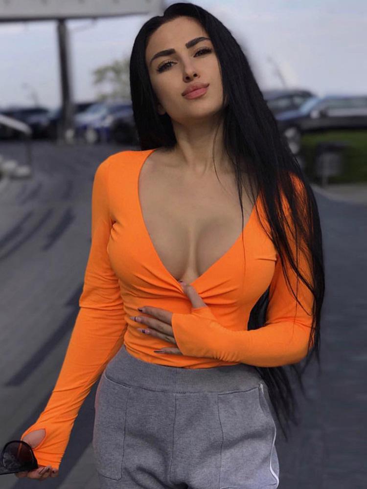 2024 letní sexy módní slim overal: Evropský a americký dámský svetr s dlouhým rukávem