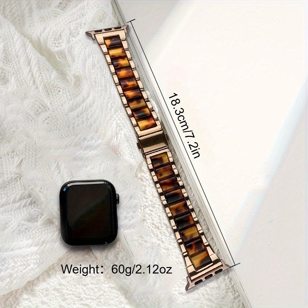 [Creative Resin] Smartwatch Strap for Smartwatches Sized 38-49mm Compatible with iWatch S10-1 SE Ultra Series 3