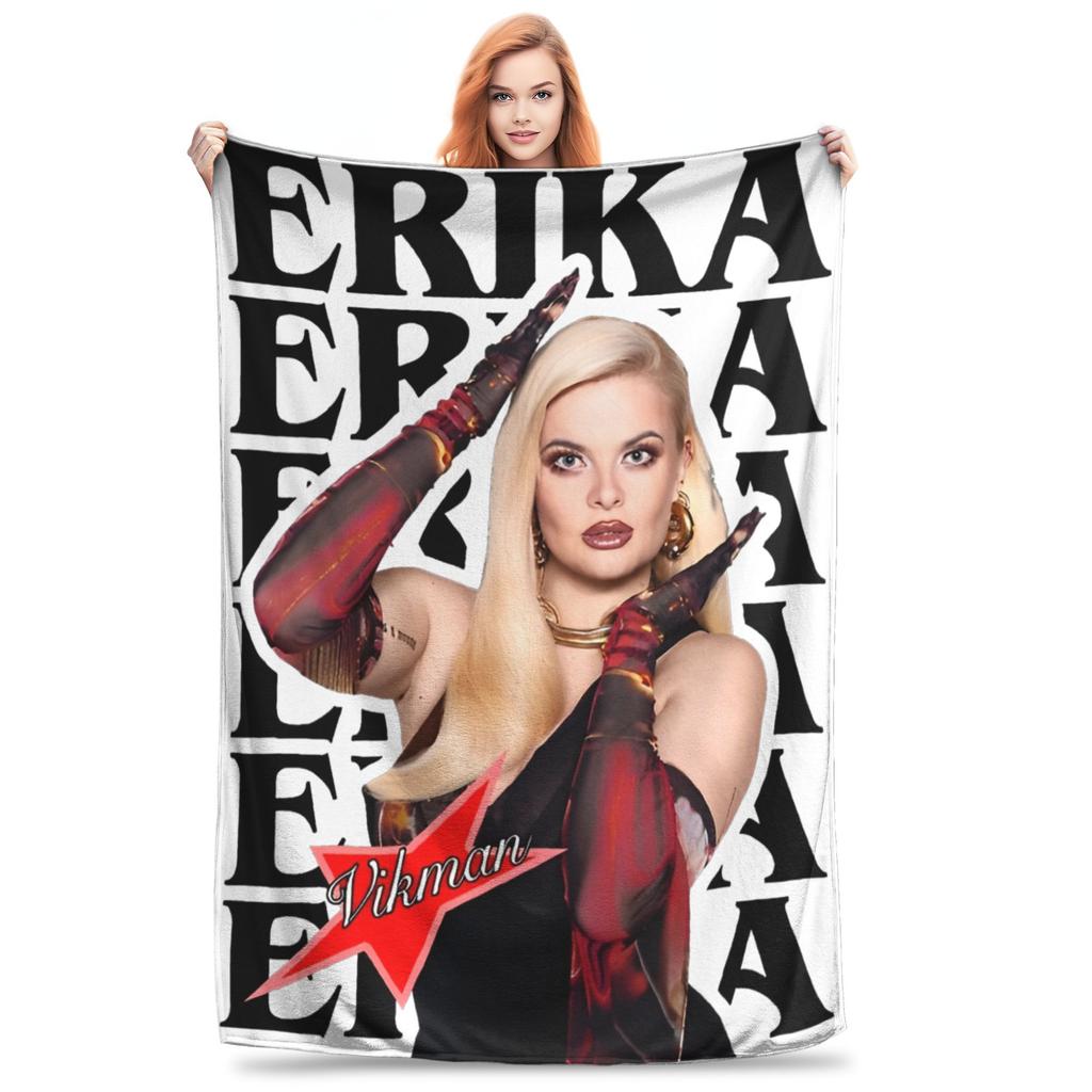 Melody Esa Diva Spain Eurovisions 2025 Blanket for Couch Soft Plush Blanket 50x60 Inch Multiple Sizes Bedspreads for All Seasons