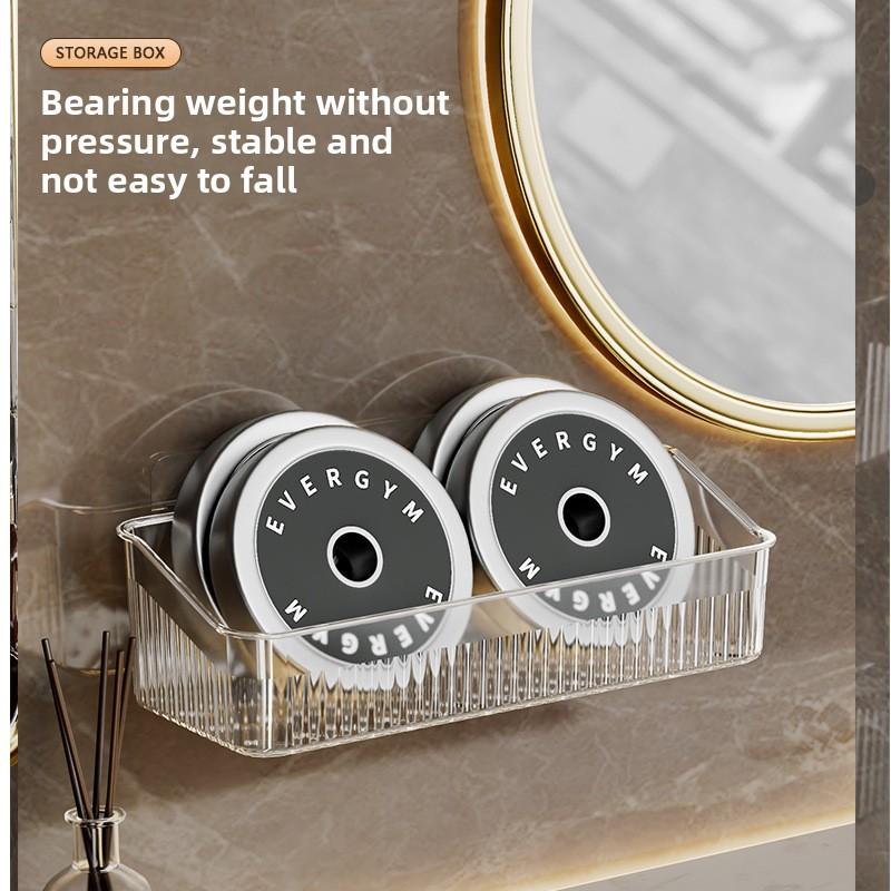 Bathroom Rack, Toilet, Toilet Supplies, Wall Hanging, No Punching On The Wall, Hand Washing Table, Cosmetics Storage Box