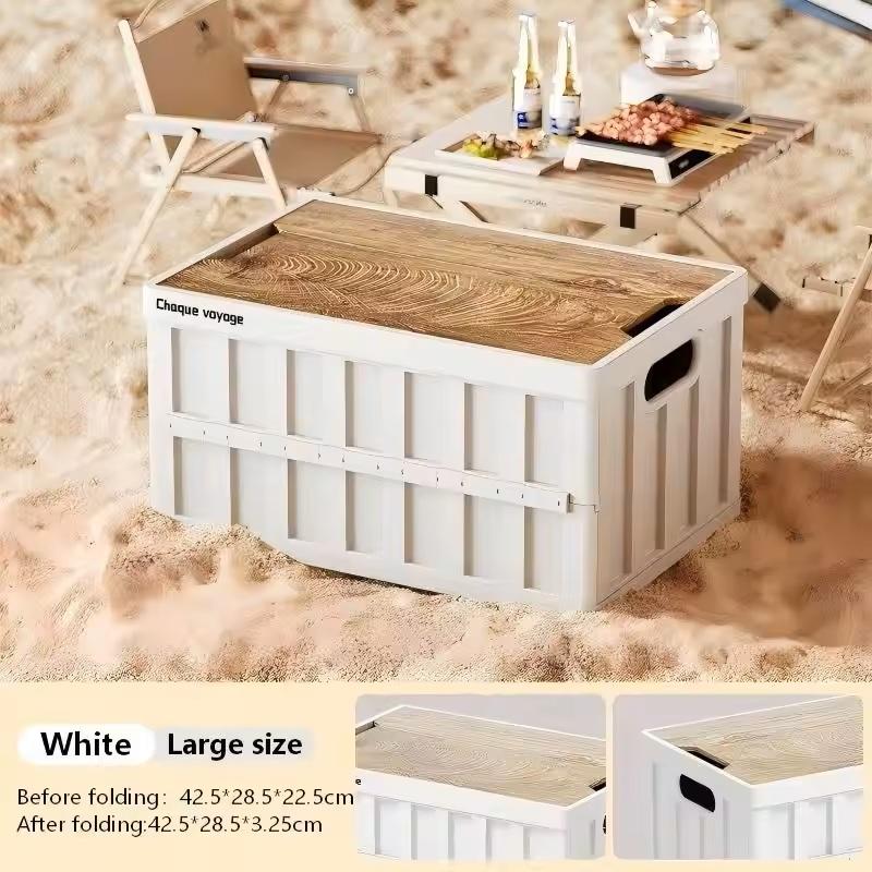 New Multi-Functional Outdoor Camping Picnic Party Storage Box Home Bedroom Organizing Folding Box Vehicle Trunk Moving Box