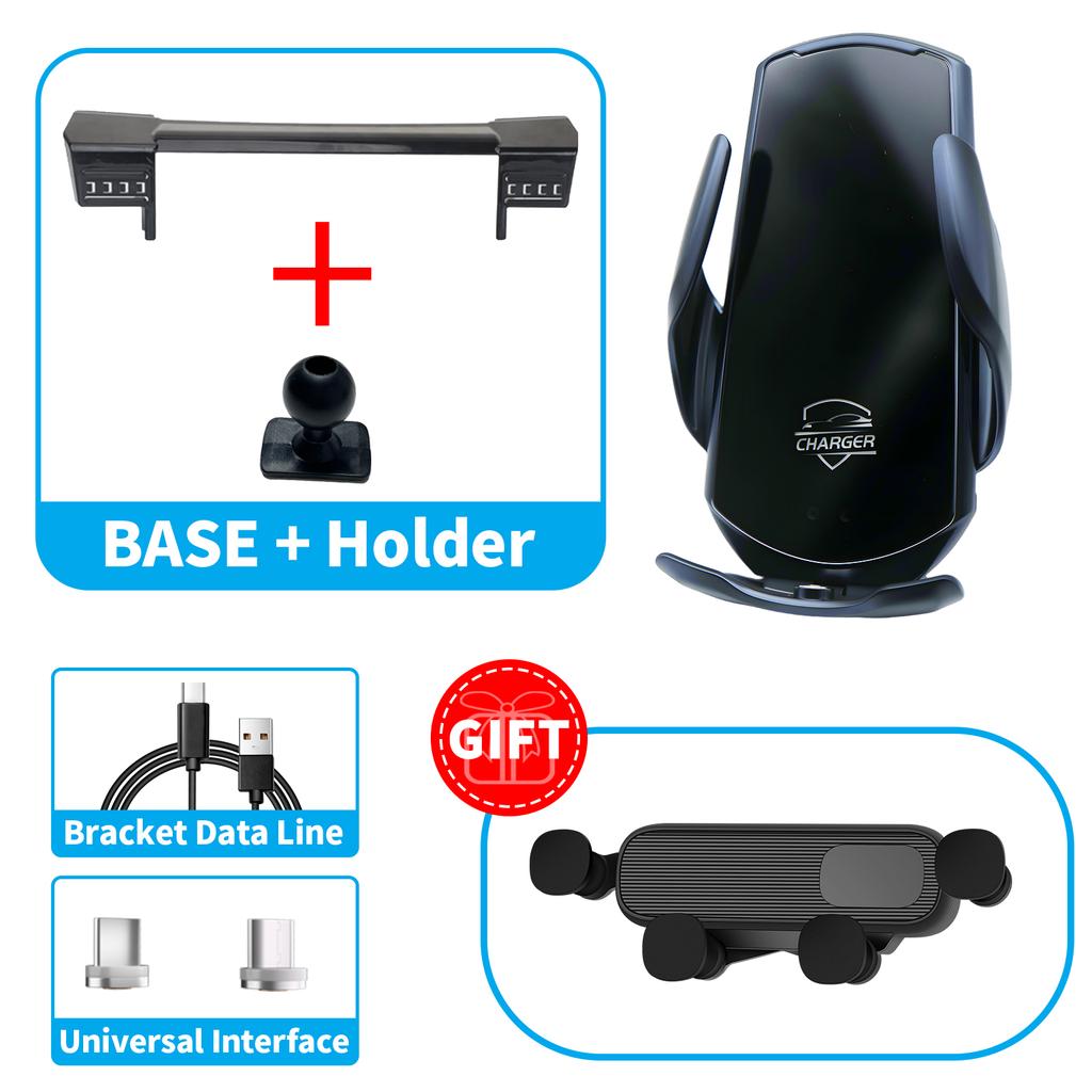 for Toyota ALPHARD Vellfire 30 Series AH30 Car Phone Holder Screen Fixed Navigation Bracket Base Wireless Charging