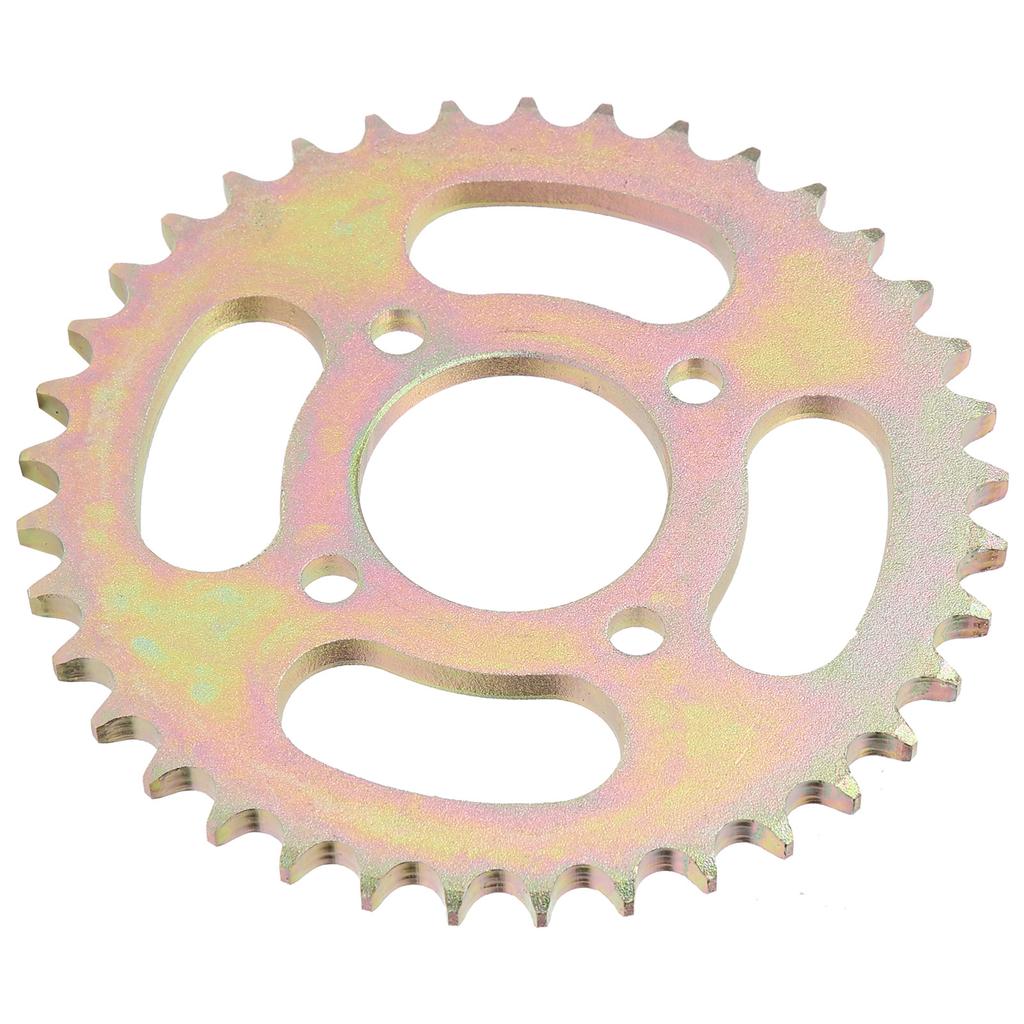 428 Model 37 Teeth Chain Wheel Steel Crankset Replacement 4 Hole for Electric Tricycle Kart