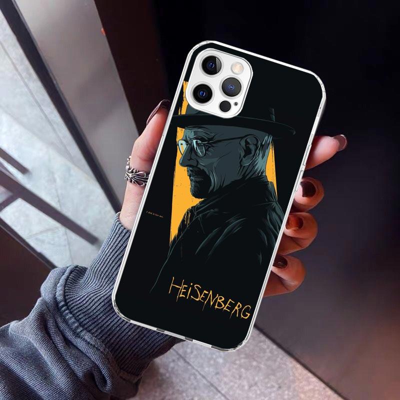 Breaking Bad WalterWhite Phone Case For iPhone 17 Air 11 13 Mini 14 15 Plus 16 12 Pro Max 16E SE 7 8 Pattern Soft TPU Back Cover
