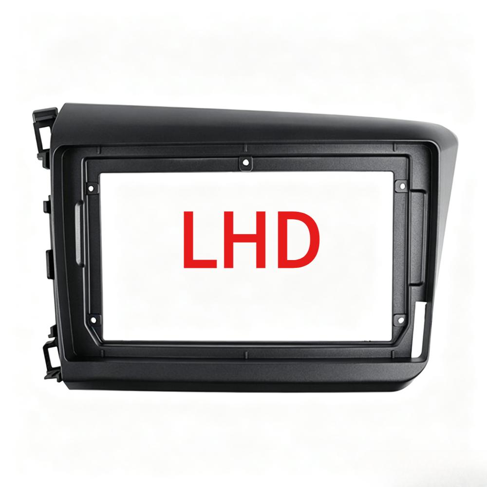 For HONDA CIVIC 2012-2015 LHD/RHD 9 Inch Car Fascia Frame Decorative Panel Mounting Auto Interior Accessories