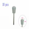 6pcs/10pcs Silicone Rubber Dental Polishing Polisher Grinders Nail Drill Bits for Electric Manicure 2.35mm Shank