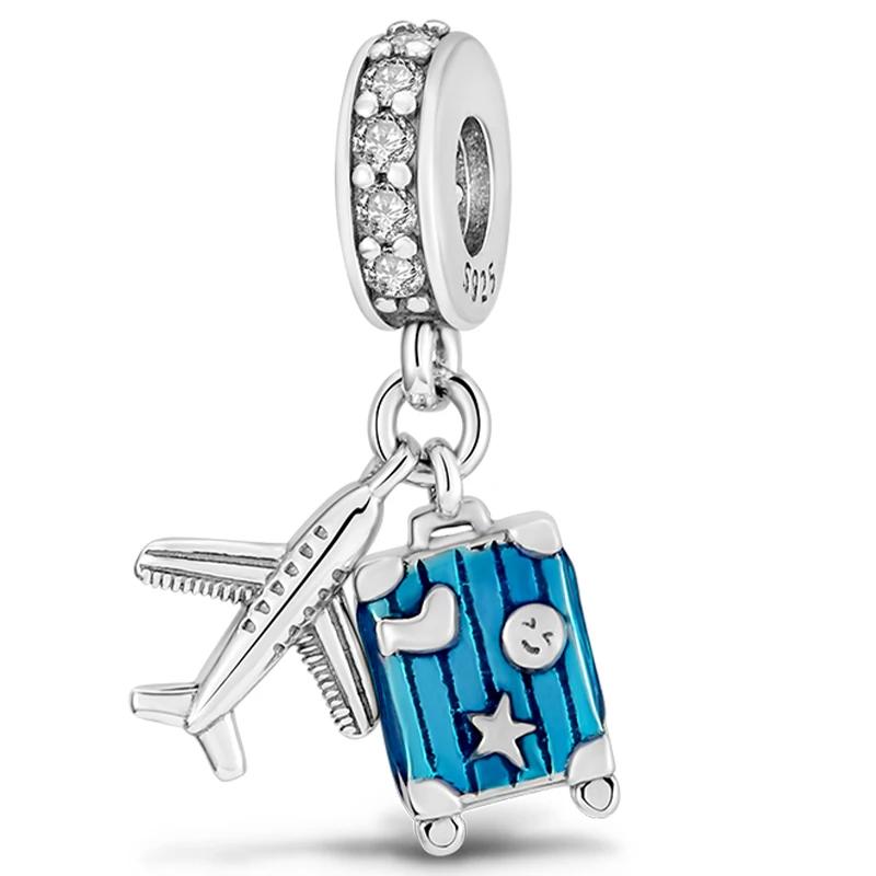 Charms Perlen Kupferrosa Parfümflasche Buchstabe Leuchtendes Glühwürmchen Tarotkarte Perlen Passend für DIY Armbänder Schmuck