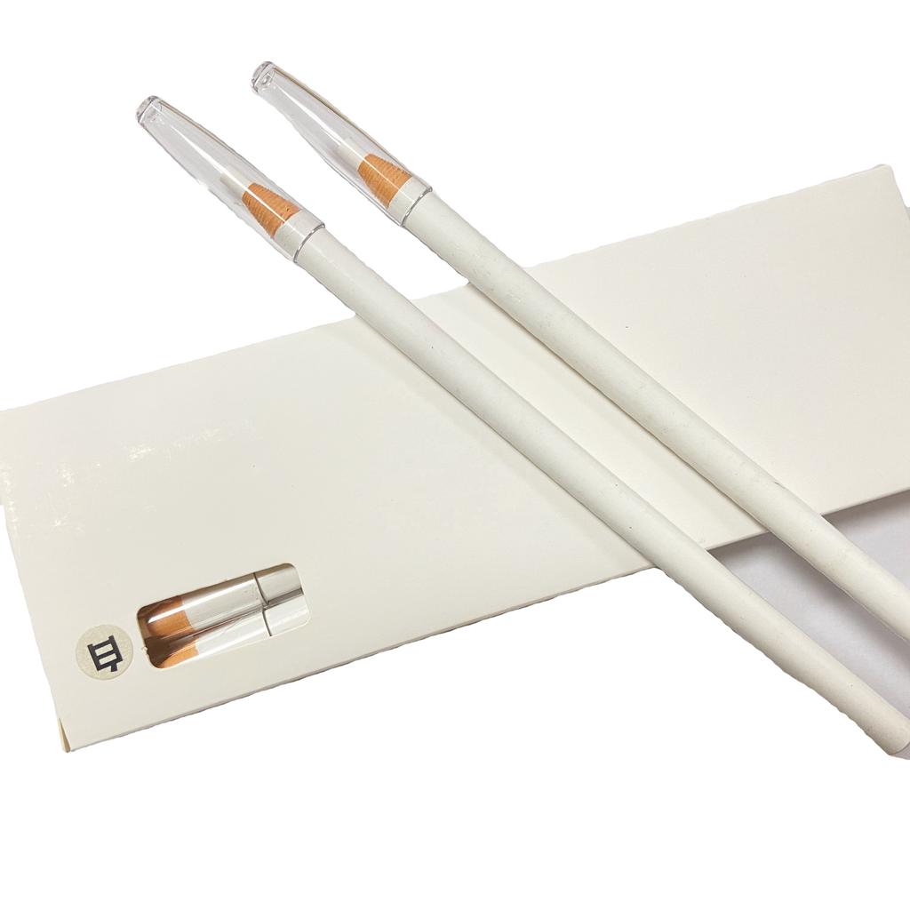 1box Newest Microblading White Eyebrow Marker Pen for Permanent Makeup Skin Tattoo Pencils Accessories