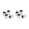 For Volvo ew14/8Pcs Aluminum Alloy Car Tire Valve Covers Dustproof Caps For Volvo ES90 EC40 EX40 EM90 XC90 V90 V60 XC60 V40 S80 S60 S90 C40 X