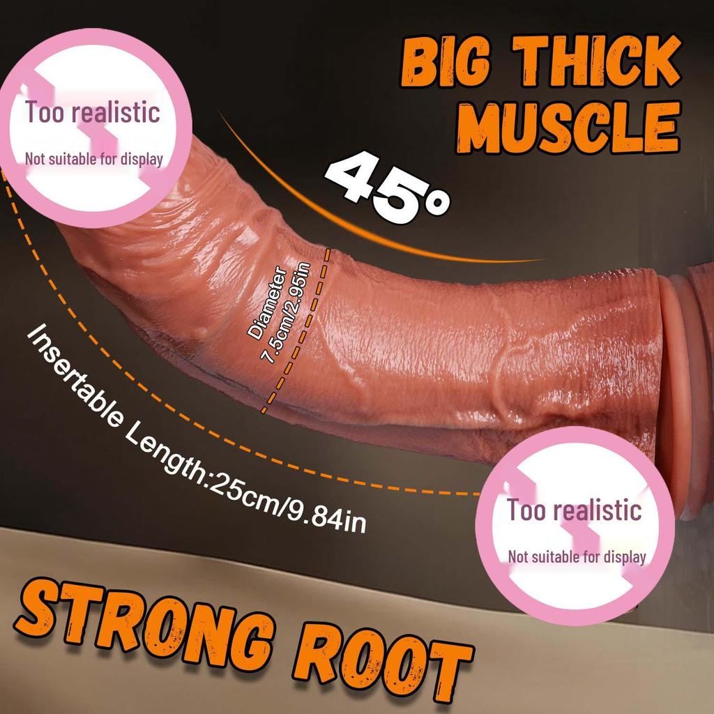 Realistic Silicone Penis Female Masturbator Adult Toy