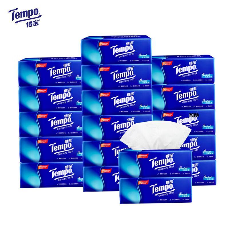 Tempo Unscented 4-Ply Facial Tissues