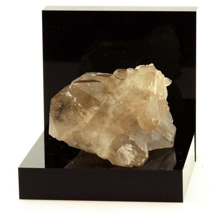Pierre - A BIJOUX - Quartz fumé - 220.2 ct - Massif du Mont-Blanc - Certificat d'authenticité