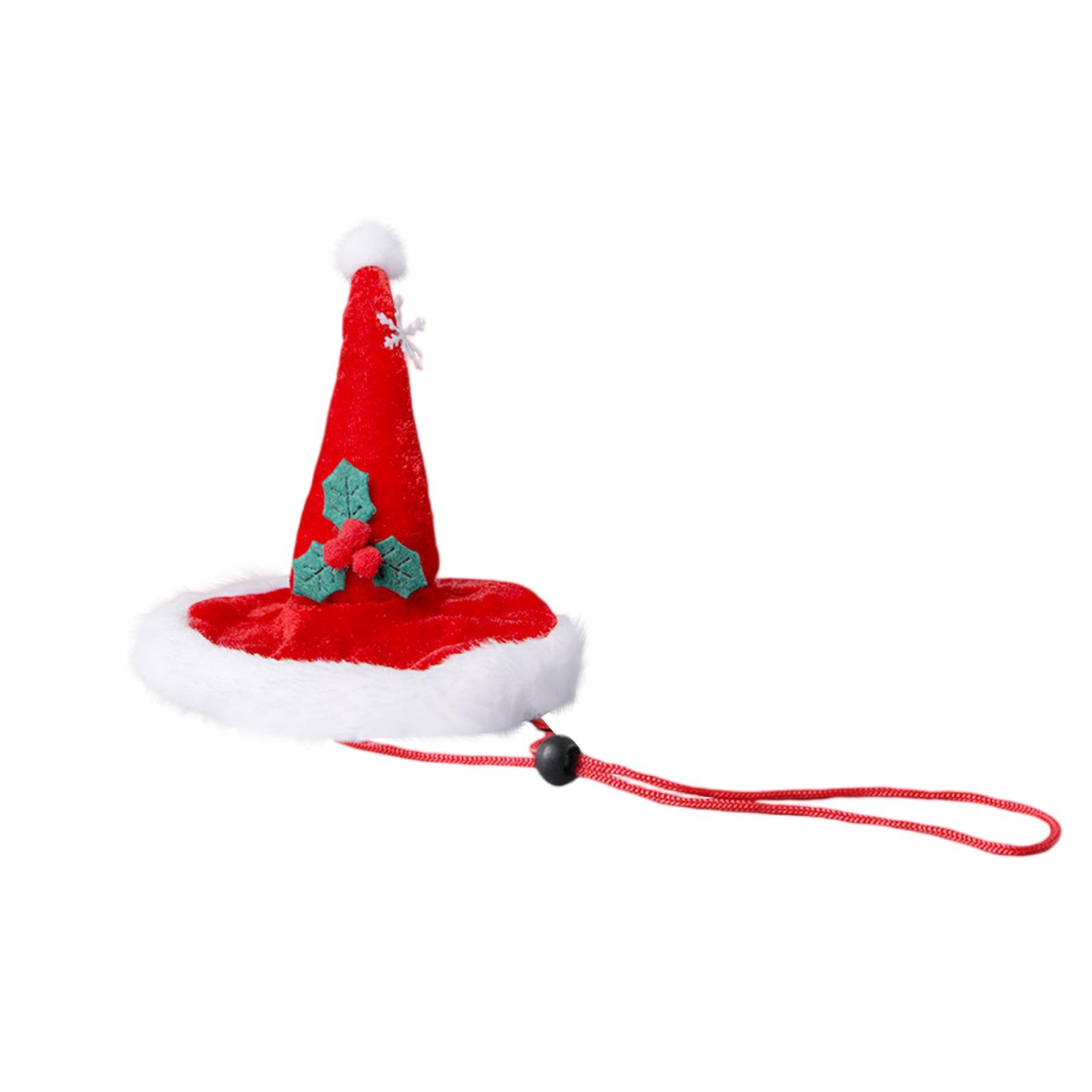 

Christmas Pet Hats For Cats And Dogs Christmas Decoration Hats Pet Supplies Creative Cute Christmas Hats One Size