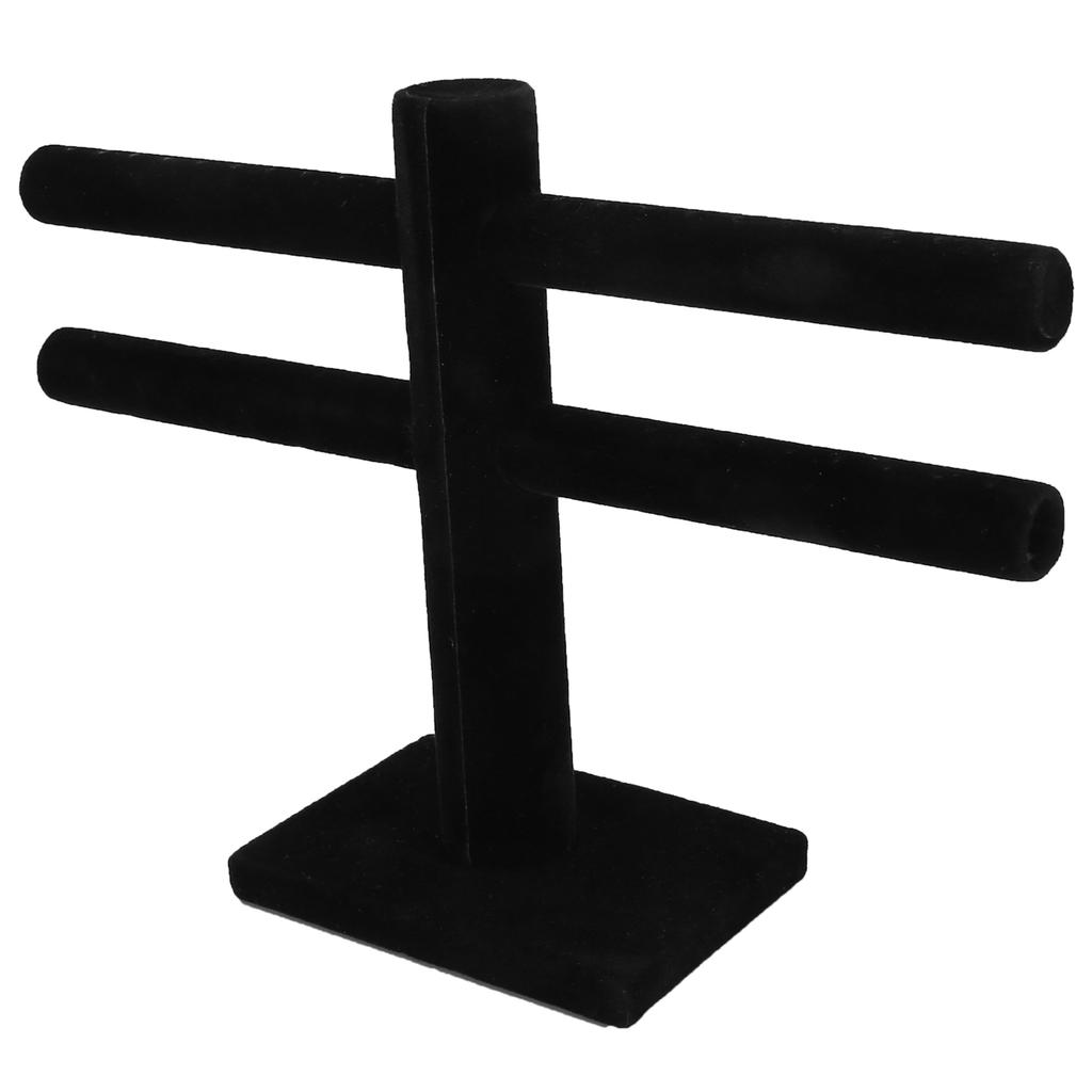 Flanell Abnehmbarer Ohrringhalter Schmuck Ohrring Ausstellungsständer Rack Organizer Schwarz